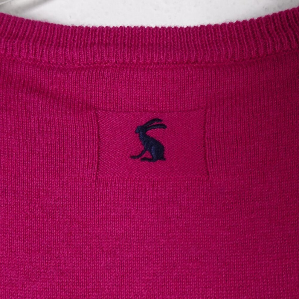 Joules Knitwear Miranda Sweater Pullover Pink with Dachshund Women's Size 6 - Picture 6 of 12